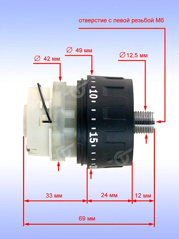 Редуктор к Bosch GSR 185-LI