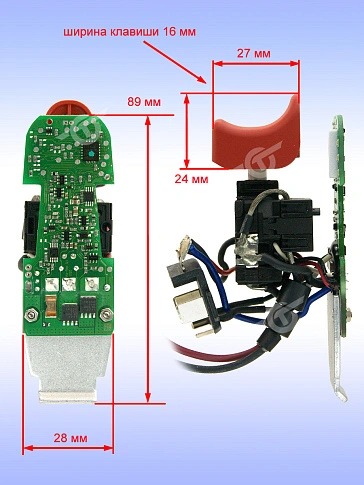 Электронный модуль к Bosch GSB 10,8-2-LI