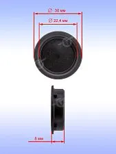 Кольцо к Bosch GEX 125-1 AE
