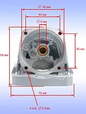 Корпус редуктора к Bosch GWS 750 S