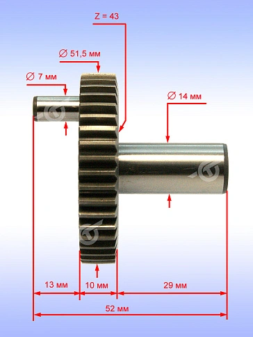 Шестерня к Bosch GSH 5