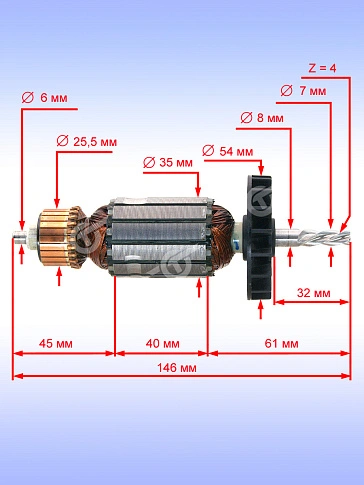 Ротор к Bosch GSB 500 RE