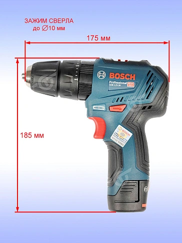 Дрель-шуруповерт аккумуляторная Bosch GSB12V-30