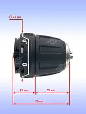 Патрон к Bosch GSR 10,8-15 FC
