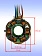 Статор к Bosch GDR 18 V-200 C