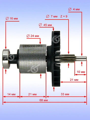 Ротор к Bosch GDR 18V-200 C