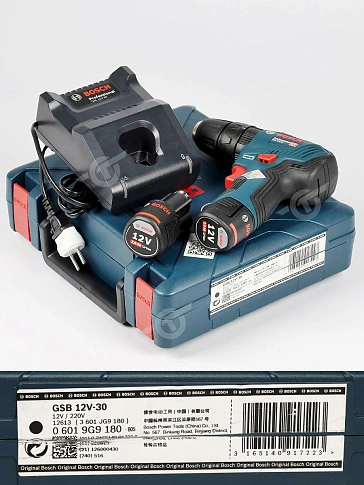 Дрель-шуруповерт аккумуляторная Bosch GSB12V-30