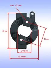 Фланец к Bosch PSR 14,4 LI-2