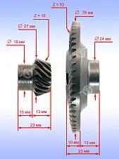 Комплект деталей к Bosch GWS 20-230