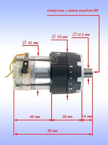 Редуктор к Bosch GSB 14,4-2-LI