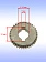 Шестерня к Bosch GBM 16-2 RE