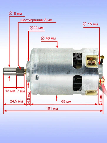 Двигатель к Bosch GBH 36 V-LI plus