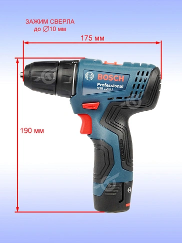 Дрель-шуруповерт аккумуляторная Bosch GSR120-LI