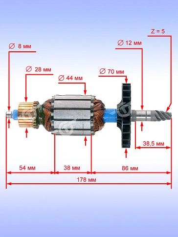 Ротор к Bosch GSA 1100 E