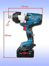 Гайковерт ударный аккумуляторный Bosch GDS 18V-1600 HC