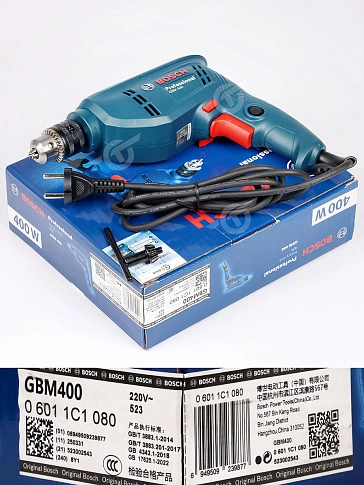 Дрель Bosch GBM400