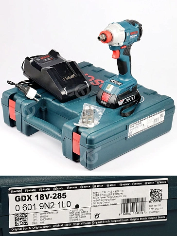 Гайковерт ударный аккумуляторный Bosch GDX18V-285