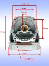 Корпус редуктора к Bosch GWX 15-125 PS