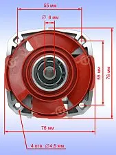 Корпус редуктора к Bosch GWX 15-125 PS