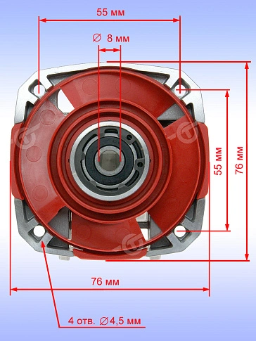 Корпус редуктора к Bosch GWX 15-125 PS