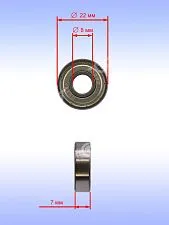 Подшипник к Bosch GBM 10 RE