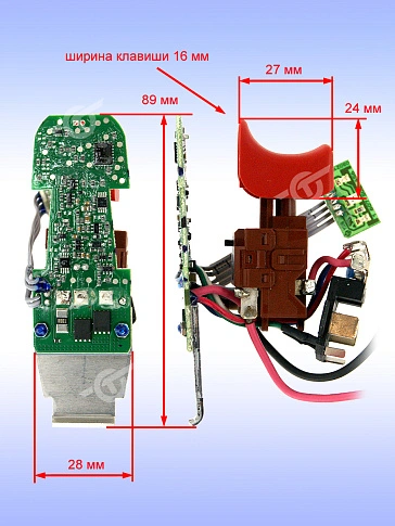 Электронный модуль к Bosch PSR 10.8 LI-2